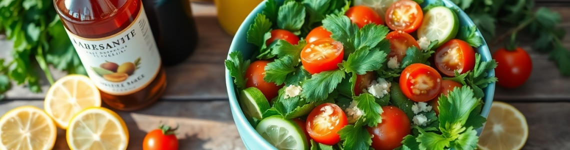 Zeytinyağlı Soslarla Salata Tarifi